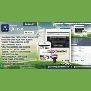 Quasar - WordPress Theme with Animation Builder