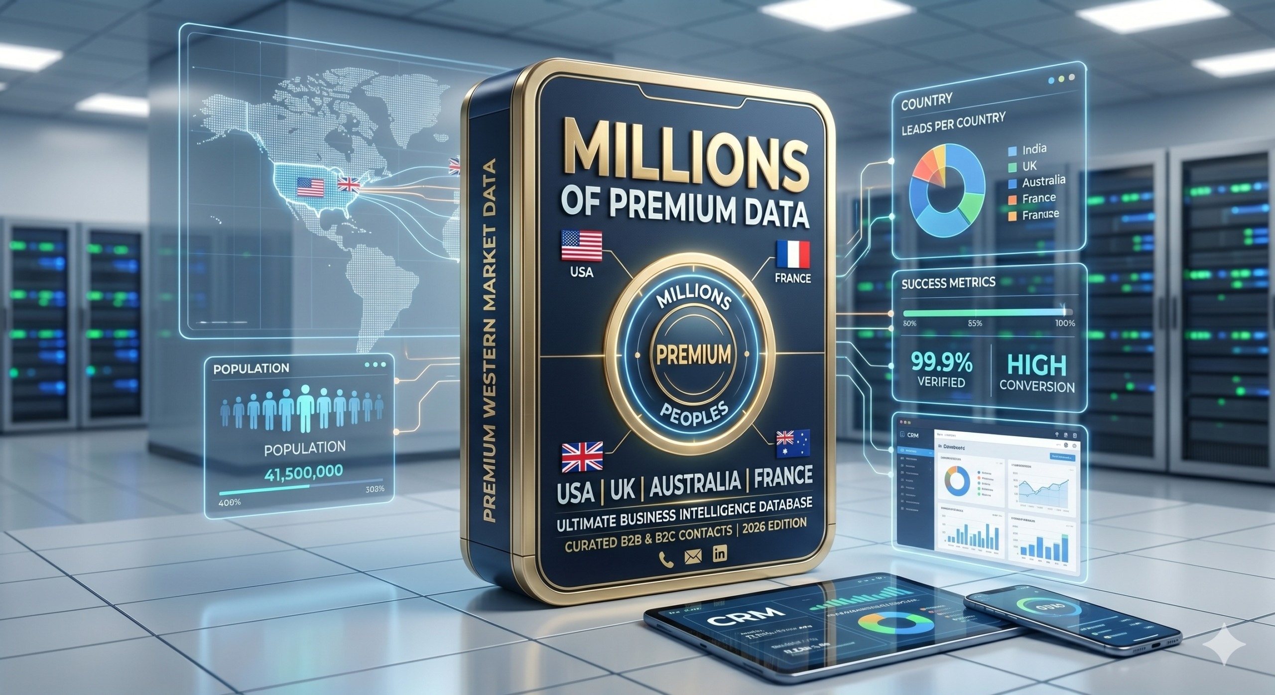 Millions of Peoples Premium USA, UK, Australia & France Data Base Millions of Peoples Premium USA, UK, Australia & France Data Base